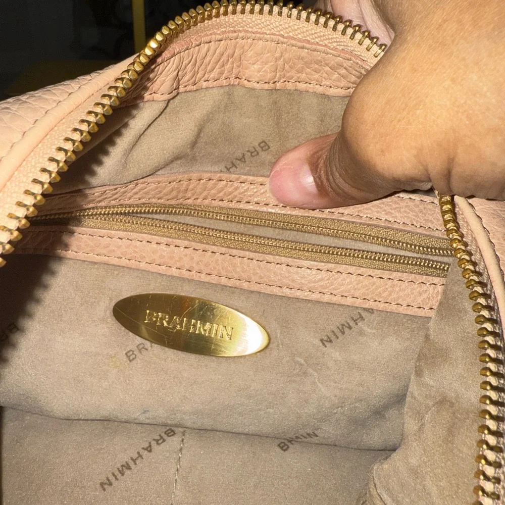 Brahmin Tan Hobo Bag